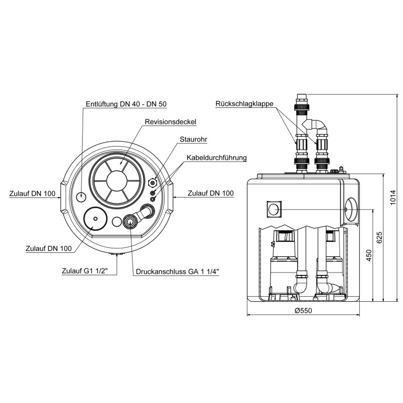 SWH-F 500 dual system