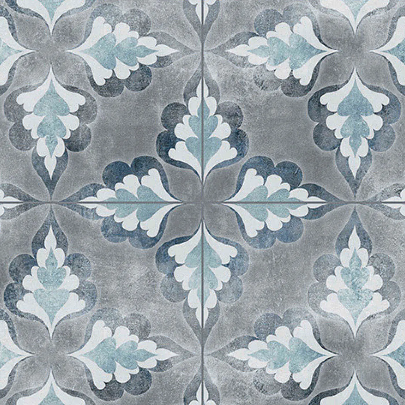 Grey-blue vintage design